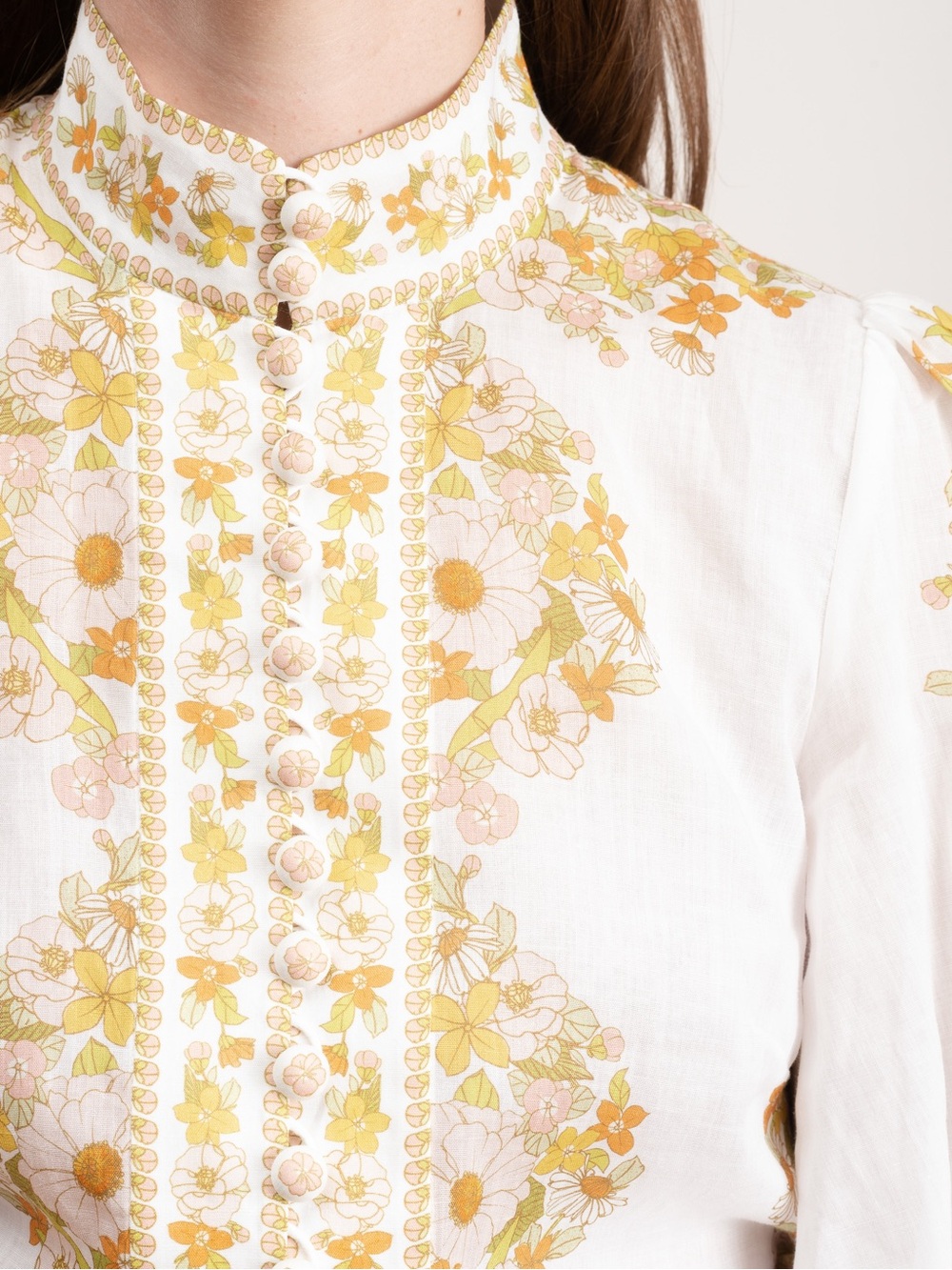 Zimmermann Super Eight Meadow Pink Shirt - Picture 3 of 10
